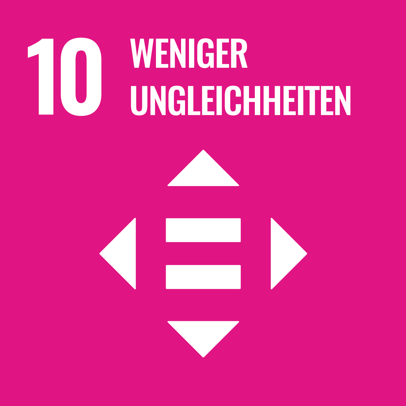 Ziel 10: Weniger Ungleichheiten
